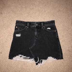 URBAN OUTFITTERS BLACK DENIM SKIRT